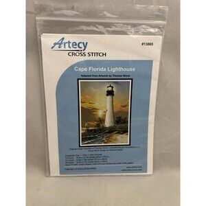 Artecy Counted Cross Stitch Pattern Cape Florida Lighthouse #13865 Thomas Wood